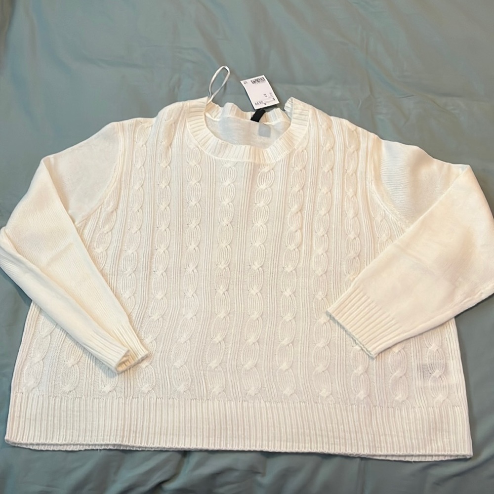 Cream sweater